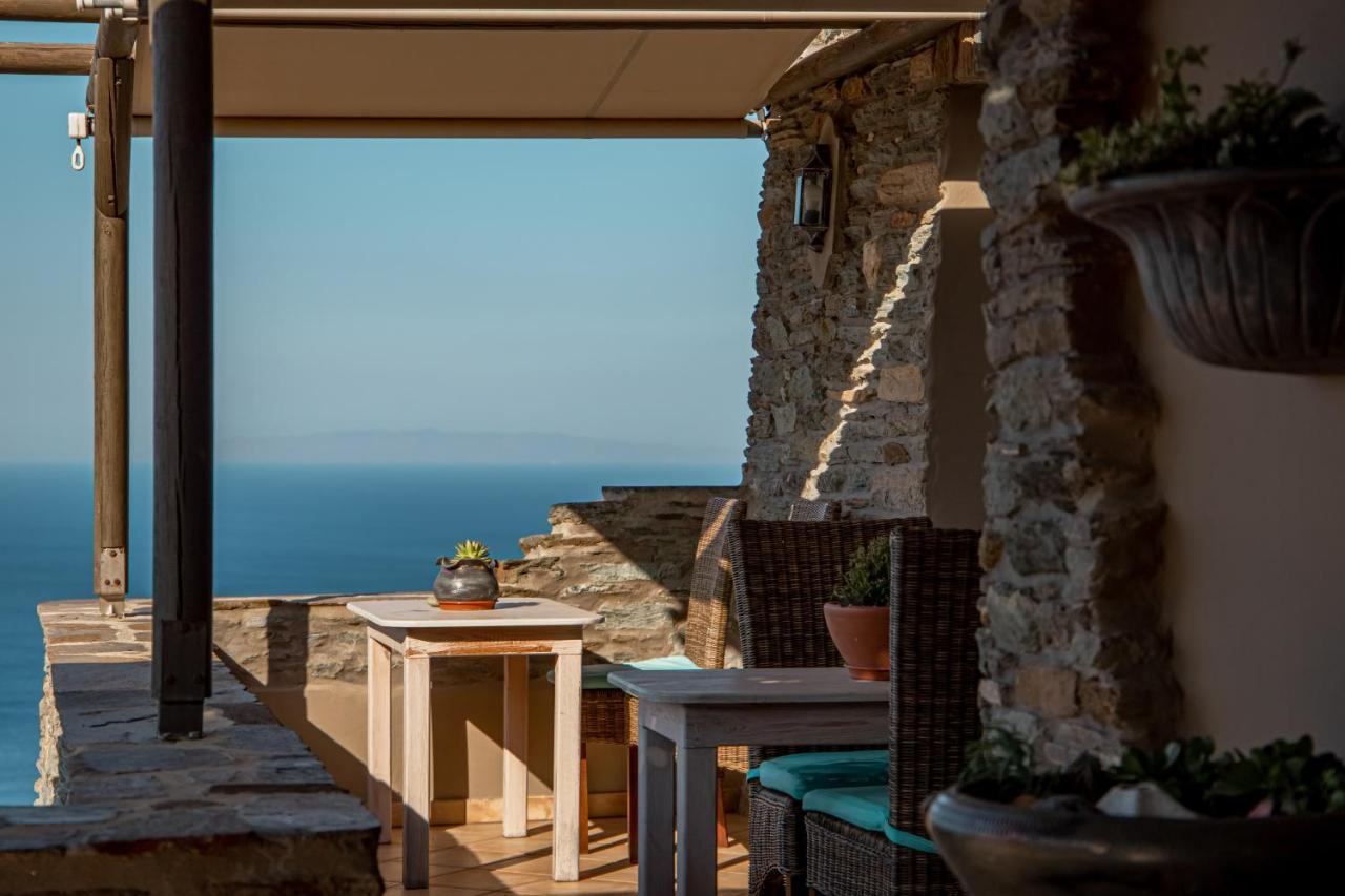 Апарт отель Aegean Castle Andros - Adults Only Agia Eleousa Экстерьер фото